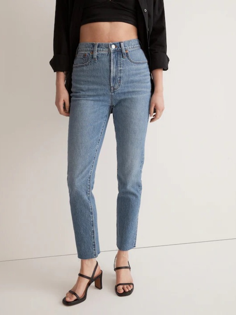 Madewell The Perfect Vintage Jean Raw Hem Size 30 T Tall